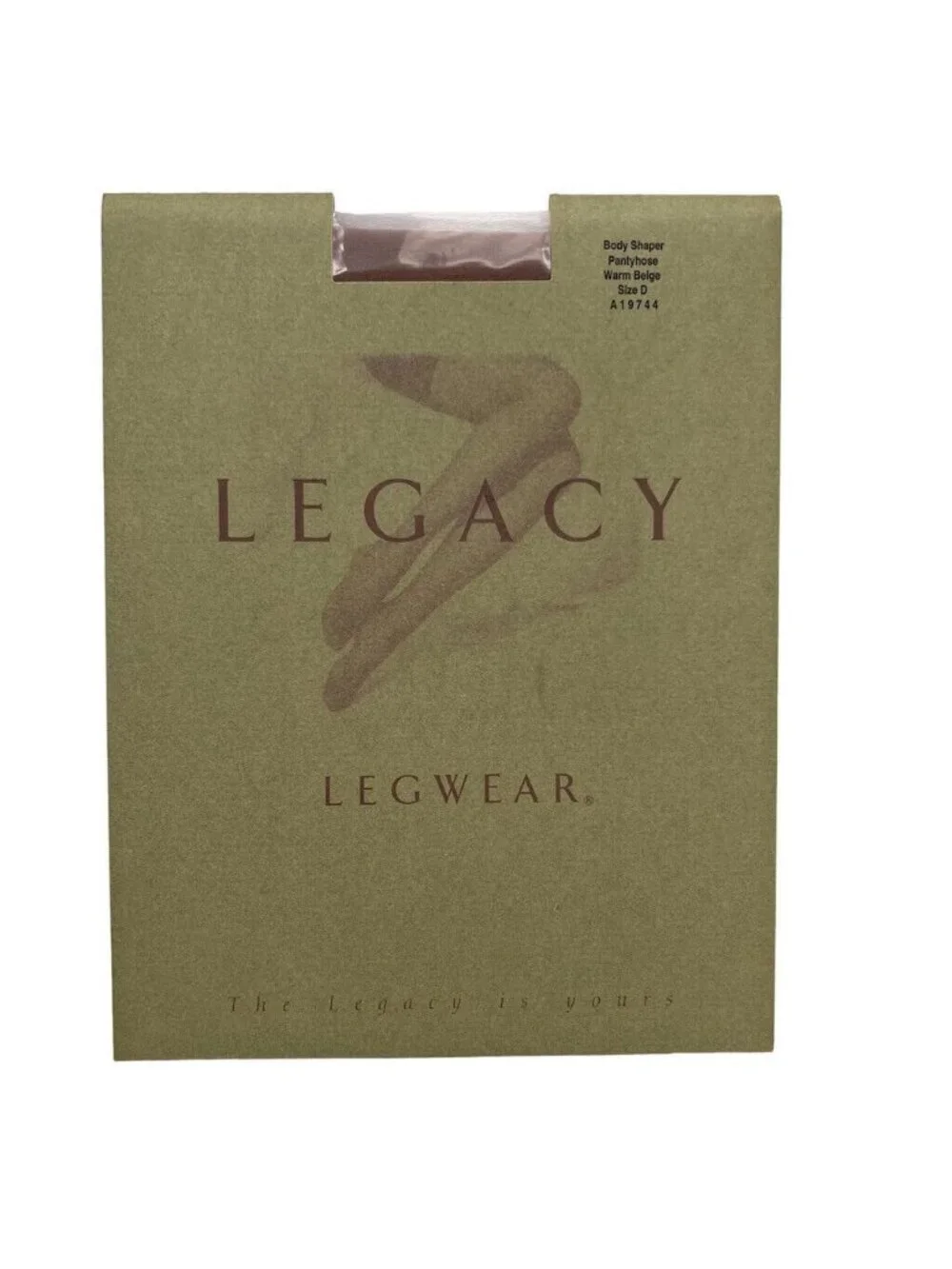 QVC Legacy Body Shaper Pantyhose Warm Beige D A19777